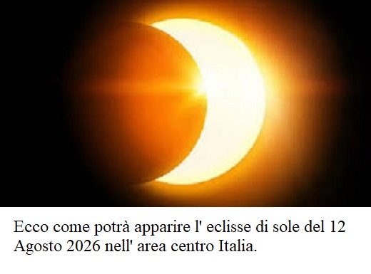 Eclisse 12 Agosto 2026 Eclisse 12 Agosto 2026